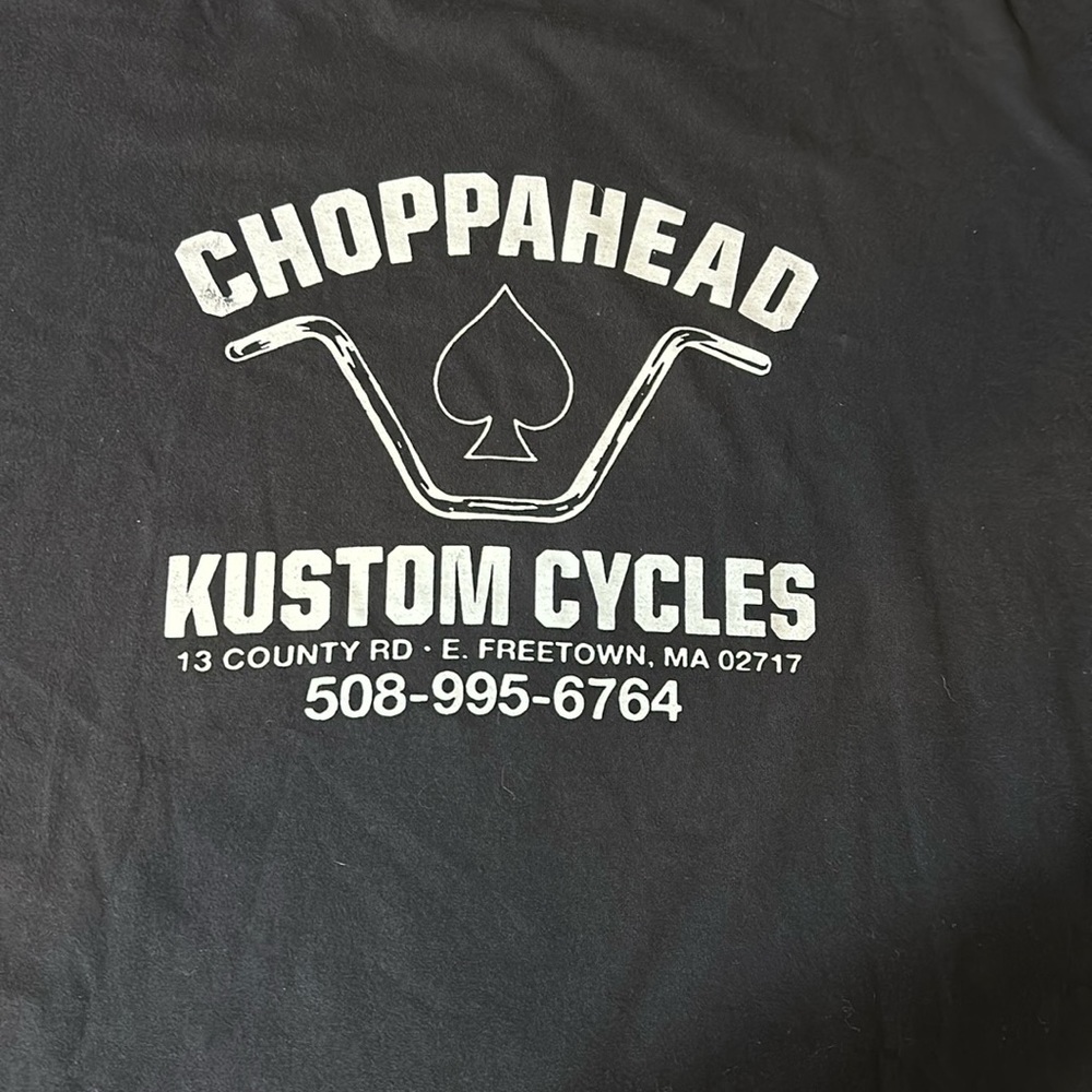 Choppahead Kustom Cycles graphic Tee